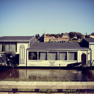 Splav restoran Vizantija - spoljašnji izgled