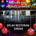 Splav restoran Sirena - Srpska Nova godina 2026