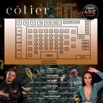 Splav Cotier Doček Nove godine 2026 - mapa prostora