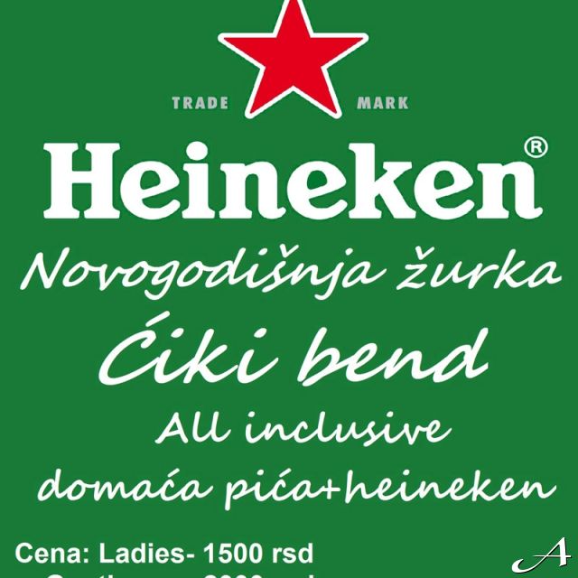Doček Nove godine - plakat događaja