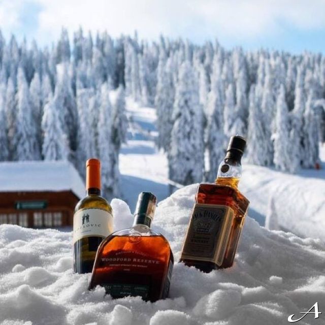 Nova godina Kopaonik - flaše u snegu