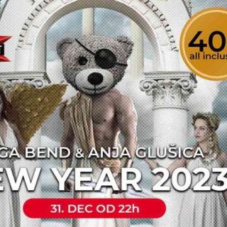 Doček Nove godine - maskota i anđeli