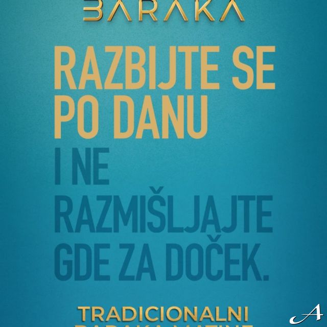 Klub Restoran Baraka - plakat za matine