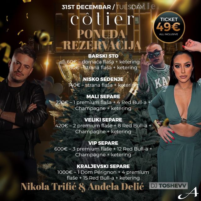 Splav Cotier - ponuda i rezervacija