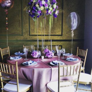 Event centar Beton sala - dekorisan sto