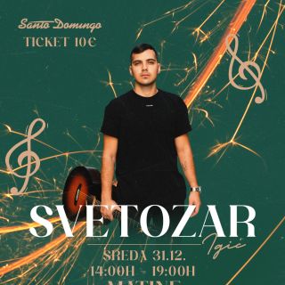 Nova godina - muzičar sa gitarom
