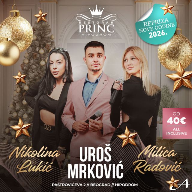 Restoran Princ - tri izvođača sa mikrofonom