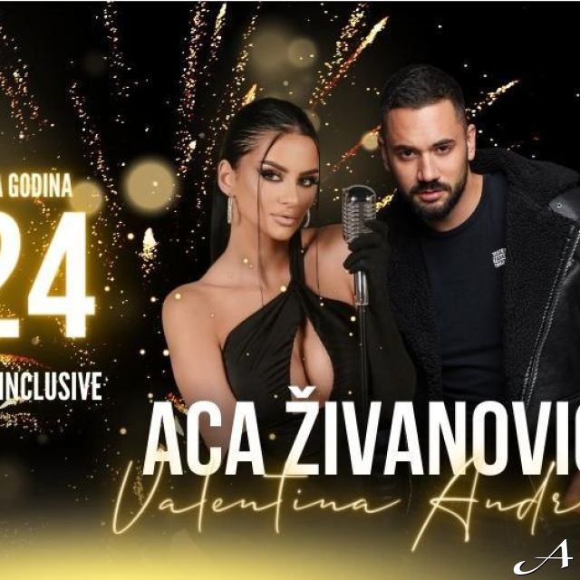 Nova godina u kafani - pevači i vatromet