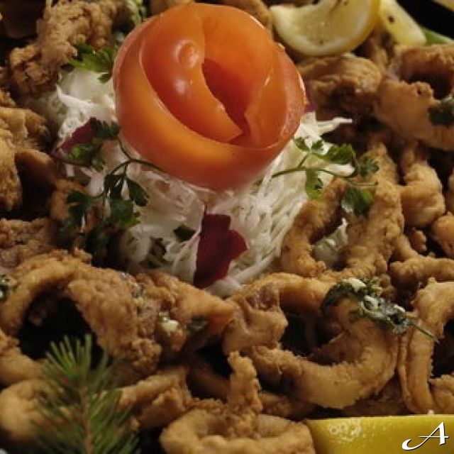Restoran Stenka - pržene lignje sa limunom