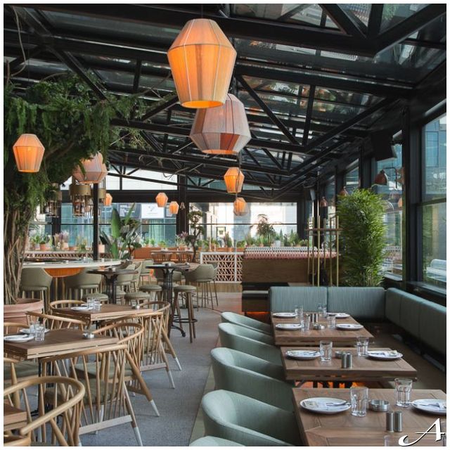 Restoran Buena Vida - moderno uređeni enterijer
