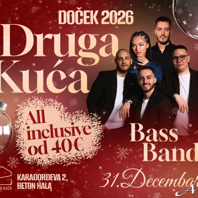 Kafana Druga Kuća - bend i doček