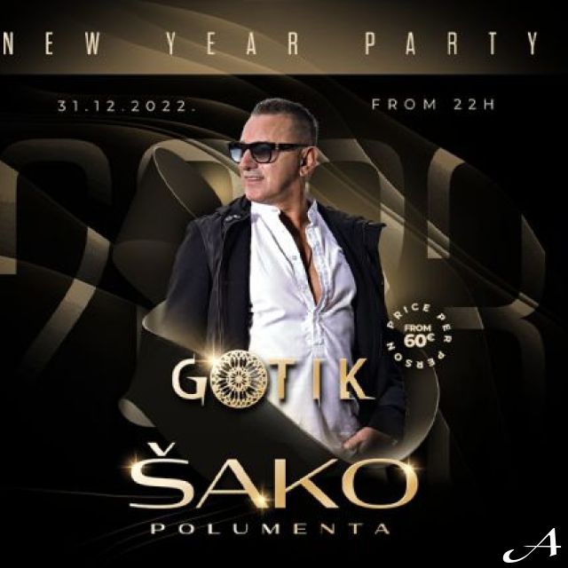 Doček Nove godine - muzičar sa naočarima