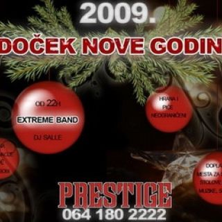 Doček Nove godine - plakat sa informacijama