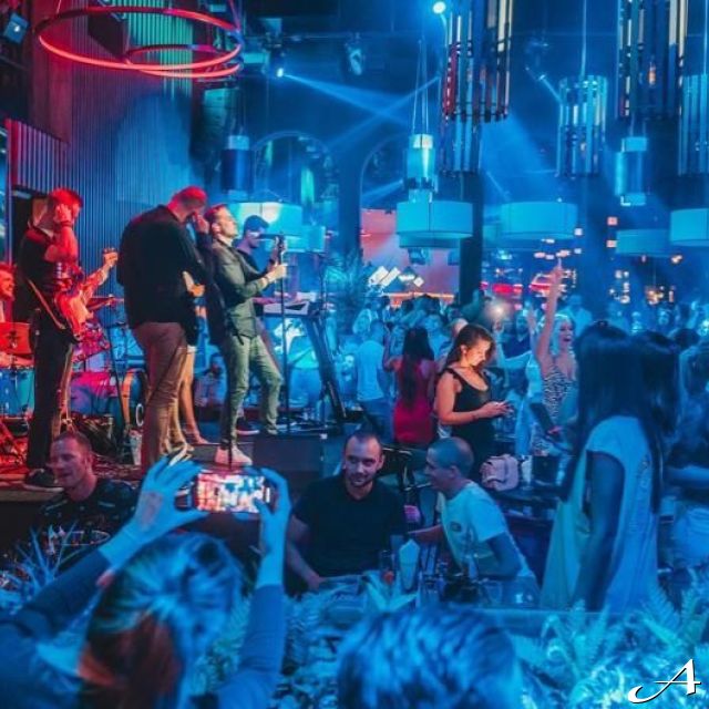 Splav Cotier - bend svira, gosti plešu