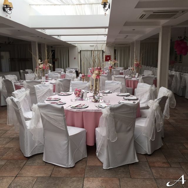 Hotel Prestige - dekorisane stolice i stolovi