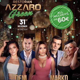Doček Nove godine - izvođači na sceni