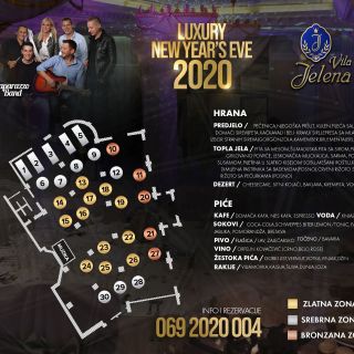 Doček Nove godine u Vili Jelena