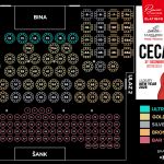 Pjević Event Centar Zlatibor - mapa sedenja