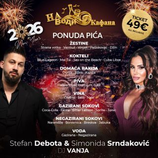 Doček Nove godine - ponuda pića i izvođači