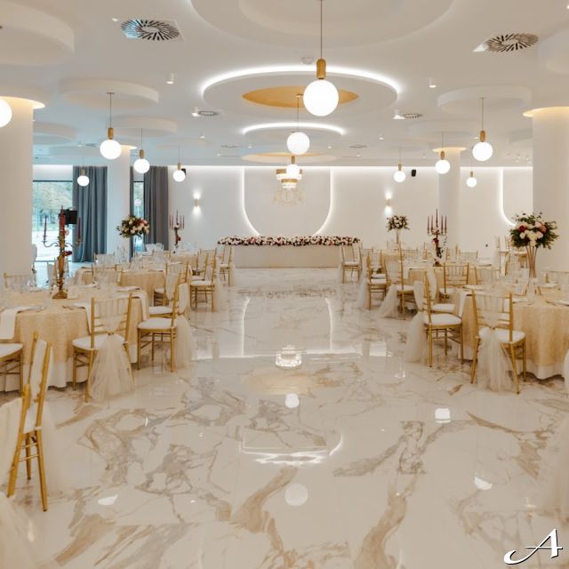 Faena Event Hall - prazna sala sa stolovima