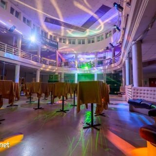 Ušće Colosseum - prazna sala sa svetlima