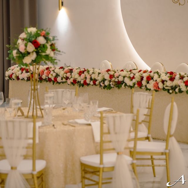 Faena Event Hall - dekorisan sto za doček