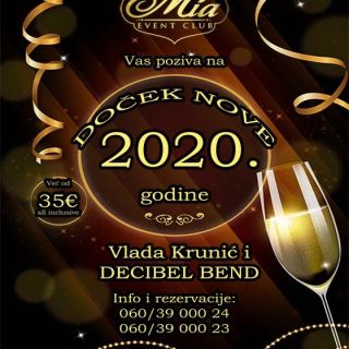 Event Club Mia - poziv za doček nove godine