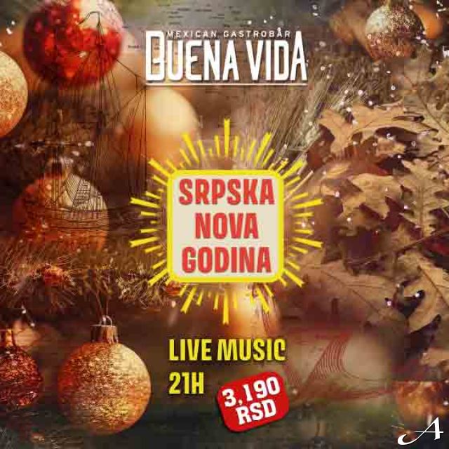 Srpska Nova godina - praznične dekoracije