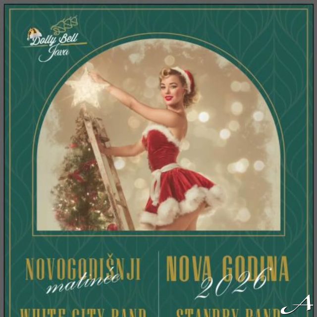 Doček Nove godine - žena u kostimu