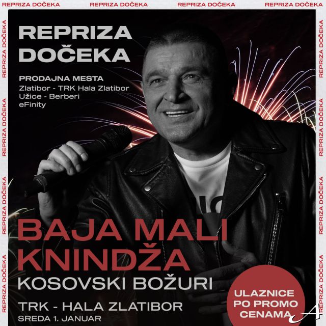 Nova godina - muzičar sa mikrofonom