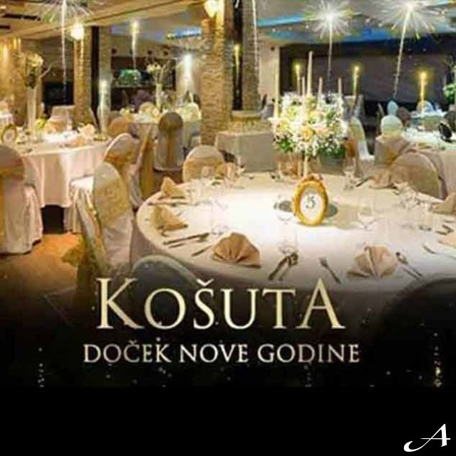 Restoran Košuta - svečano dekorisane stolove