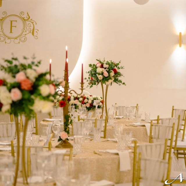 Faena Event Hall - dekoracija i stolovi