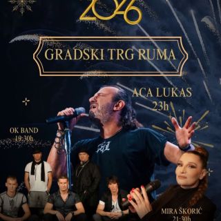 Nova godina - koncertni plakat izvođača