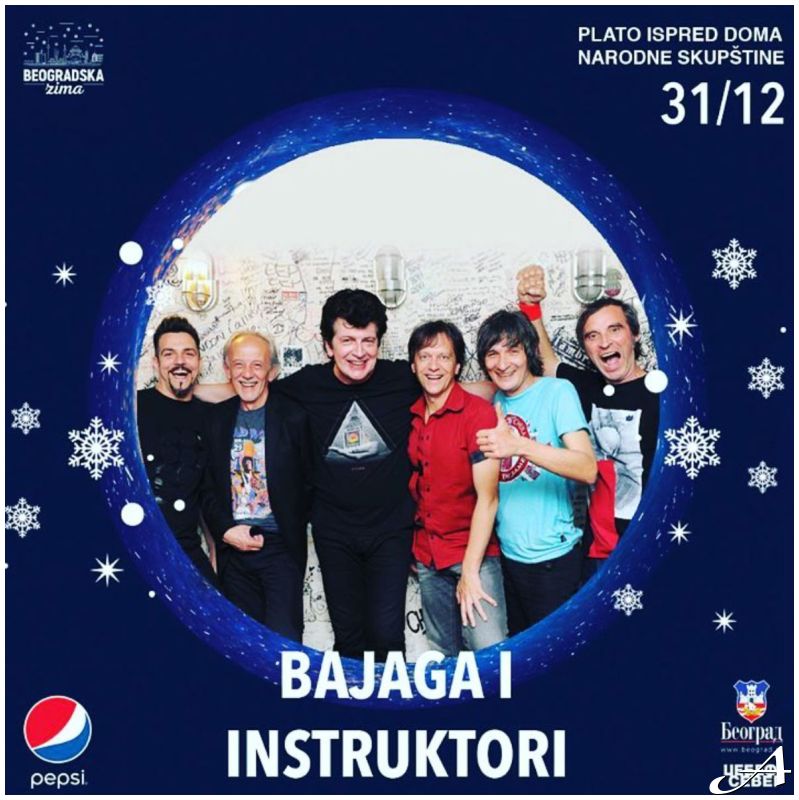 Doček Nove godine 2026 na Trgu u Beogradu