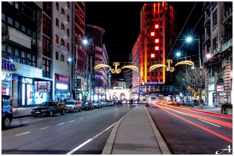 Novogodišnja rasveta i ukrasi u Beogradu