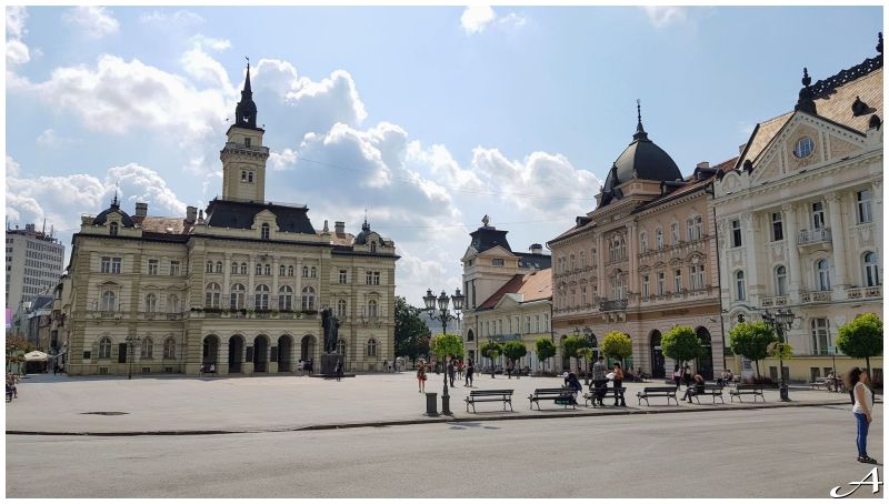 Doček Nove godine Trg Slobode Novi Sad