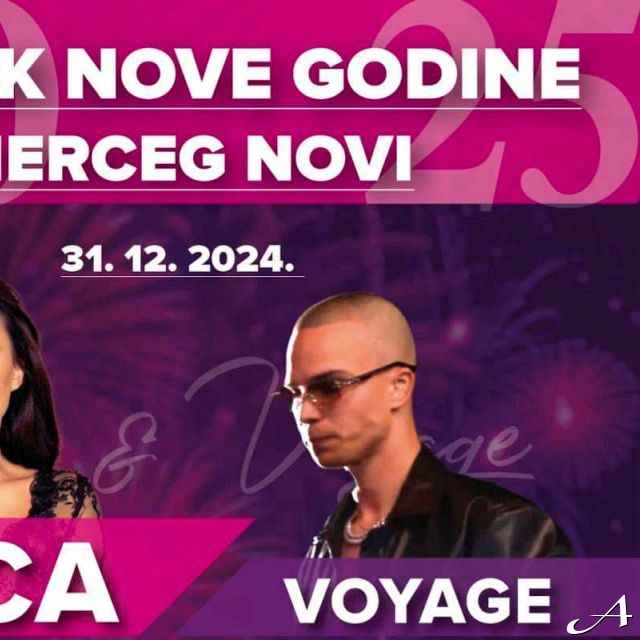 Nova godina - plakat sa izvođačima