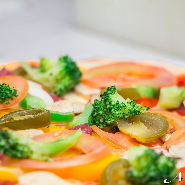 Doček Nove godine - pizza sa povrćem