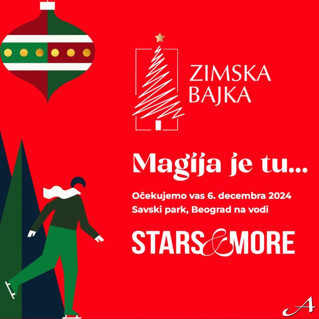 Zimska bajka - klizač na ledu