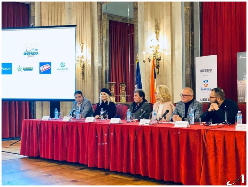 Doček Nove godine 2026 na Trgu u Beogradu