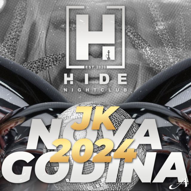 Nova godina - klub logo i tekst