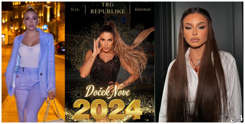 Doček Nove godine 2026 na Trgu u Beogradu