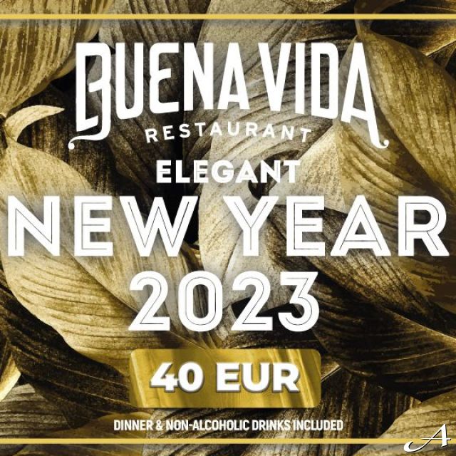 Nova godina - restoran Buena Vida plakat