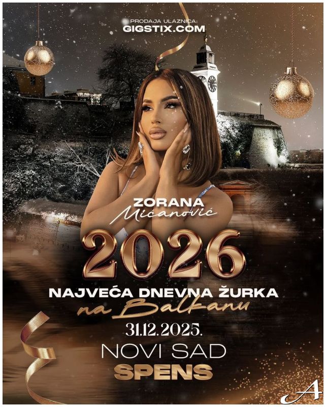 Zorana Mićanović Nova godina 2026
