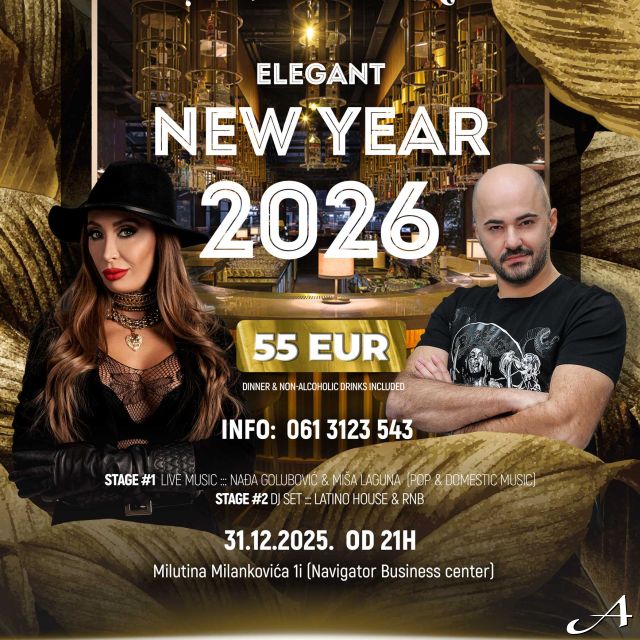 Nova godina - plakat događaja