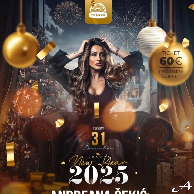 Nova godina - žena u fotelji