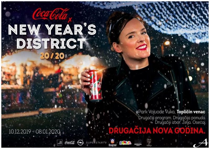 Coca Cola x New Year’s District novogodišnji festival