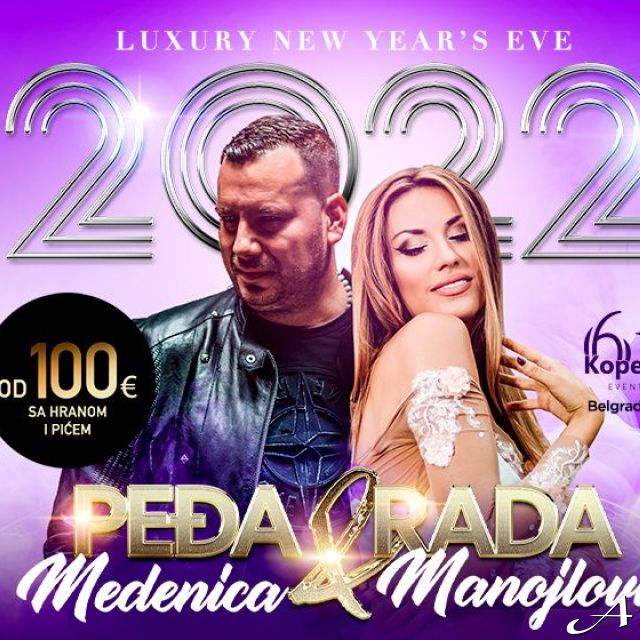 Nova godina - pevači na posteru