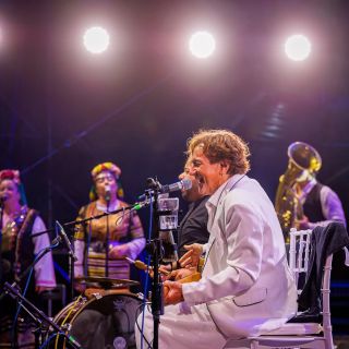 Koncert Goran Bregović - pevač na sceni