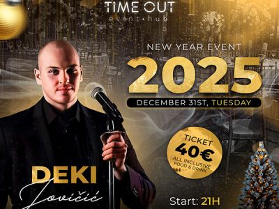 Klub Time Out Nova godina 2027 Klub Time Out Nova godina 2027